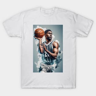 Basketball Buzzer Beater Alley-Oop Graphic T-Shirt